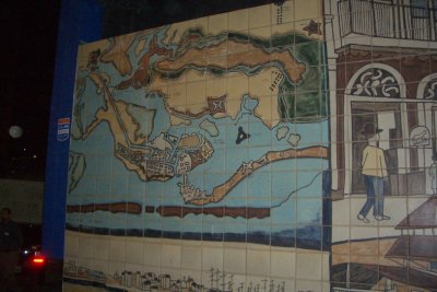 Tiled mural
